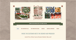 Desktop Screenshot of eastaurorafarmersmarket.com