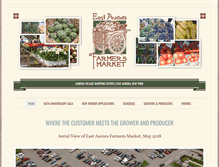 Tablet Screenshot of eastaurorafarmersmarket.com
